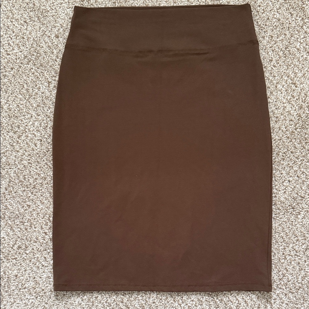 Classic Brown Women’s Pencil Skirt